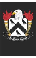 Crocker: Crocker Coat of Arms and Family Crest Notebook Journal (6 x 9 - 100 pages)