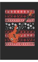 Ugly Christmas - Bass Guitar: Graph Ruled Notebook / Journal (6" X 9" - 5 X 5 Graph Ruled) - Christmas Gift for Kids, Teens, Mom And Dad