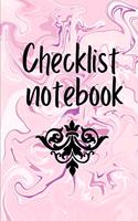 Checklist Notebook