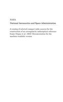 A Catalog of Selected Compact Radio Sources for the Construction of an Extragalactic Radio/Optical Reference Frame (Argue Et Al. 1984)