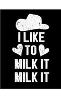 I Like To Milk It Milk It