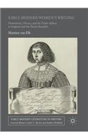 Early Modern Women's Writing