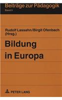 Bildung in Europa