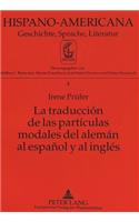 Traducción de Las Partículas Modales del Alemán Al Español Y Al Inglés