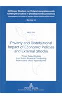 Poverty and Distributional Impact of Economic Policies and External Shocks