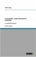 La Propri?t? - Source Des Besoins Croissants