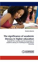 Significance of Academic Literacy in Higher Education