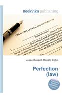 Perfection (Law): (English)