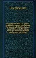 Peregrinatores Medii Aevi Quatuor. Burchardus De Monte Sion, Ricoldus De Monte Crucis, Odoricus De Foro Julii, Wilbrandus De Oldenborg, Recens. J.C.M. Laurent. Thietmari Peregrinatio (Latin Edition)