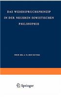 Das Widerspruchsprinzip in Der Neueren Sowjetischen Philosophie