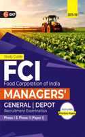 GKP FCI JE 2025 | Managers' Phase I & II (Paper 1) Exam Guide | General & Depot | English, Quant, DI, Reasoning, Computer & GK with Current Affairs