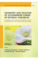 Geometry and Analysis of Automorphic Forms of Several Variables - Proceedings of the International Symposium in Honor of Takayuki Oda on the Occasion of His 60th Birthday: Proceedings of the International Symposium in Honor of Takayuki Oda on the Occasion of His 60th Birthday, Tokyo, Japan 14-17 September 2009