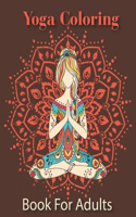 Yoga coloring book for adults