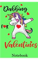 Dabbing for Valentines Notebook