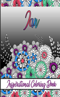 Ian Inspirational Coloring Book: An adult Coloring Book with Adorable Doodles, and Positive Affirmations for Relaxaiton. 30 designs, 64 pages, matte cover, size 6 x9 inch,