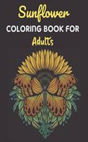 Sunflower Coloring Book For Adults