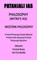 Western Philosophy Notes In English By Mitra And Patanjali IAS For Mains
