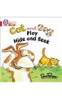 Cat and Dog Play Hide and Seek