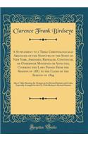 A Supplement to a Table Chronologically Arranged of the Statutes of the State of New York, Amended, Repealed, Continued, or Otherwise Modified or Affected, Covering the Laws Passed From the Session of 1887 to the Close of the Session of 1894: Also