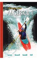 Holt McDougal Larson Algebra 1: Transparency Book: Chapter 4 Algebra 1