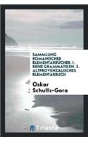 Altprovenzalisches Elementarbuch