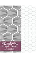 Hexagonal Graph Paper 1/2 Inch