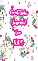 Gratitude Journal for Kids: 5-Minute Daily Diary of Positivity with Cute Unicorn Matte Cover Design Notebook Prompts to Write In Per Day - Perfect Gift for Girls, Boys, Teens, 