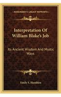 Interpretation Of William Blake's Job