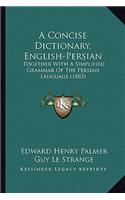 Concise Dictionary, English-Persian