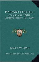Harvard College, Class of 1890