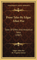 Prose Tales By Edgar Allan Poe