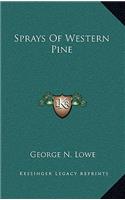 Sprays of Western Pine