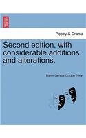 Second Edition, with Considerable Additions and Alterations.