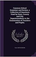 Common School Examiner and Review, a Collection of Questions Used by State, County and City Superintendents in the Examination of Teachers and Pupils;