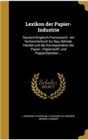 Lexikon Der Papier-Industrie