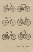 Six Bicycles. 6 Cards, Individually Bagged with Envelopes