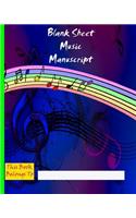 Blank Sheet Music Manuscript