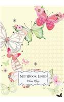 Notebook Lined: Beautiful butterflies: Notebook Journal Diary, 110 Lined pages, 7" x 10"