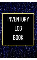 Inventory Log Book: 120 pages: Size = 6 x 9 inches (double-sided), perfect binding, non-perforated