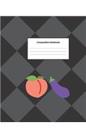 Composition Notebook: Wide-Ruled Blank Lined Notebook - For Girls, Boys, Teens, Kids, Adults - School Writing Notes Journal - 7.5 x 9.25 inches - 100 Pages - Emoji Editio