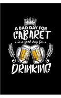 Cabaret day drinking: 6x9 CABARET - blank with numbers paper - notebook - notes