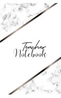 Teacher notebook: Marble Softback Notebook Journal Funny gift for Teacher: Great for Teacher Christmas, Appreciation, Thank You, Retirement, Year End(1 Marble)