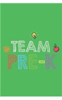 Team Pre-K: Preschool Class Back To School Workbook For Students
