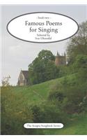Famous Poems for Singing - Book Two: By Ivar Oksendal - The Anapta Songbook Series