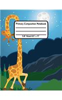 Primary Composition Notebook: Draw And Write Journal Drawing Space Grades K-2