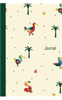 Journal: Bird & Palm Tree Diary & Writing Notebook Daily Diaries for Journalists & Writers Use for Note Taking Write about Your Life & Interests