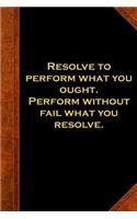 2019 Weekly Planner Ben Franklin Quote Resolve Perform Vintage Style: 2019 Planners Calendars Organizers Datebooks Appointment Books Agendas