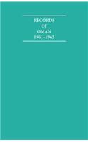 Records of Oman 1961-1965 5 Volume Hardback Set