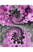 Purple Abstract Notebook