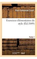Exercices Élémentaires de Style. Partie 1: (Langues)
